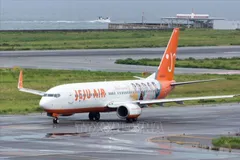 Máy bay của Hãng hàng không Hàn Quốc Jeju Air. Ảnh tư liệu: KBS WORLD/TTXVN