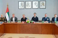 Vòng đàm phán 3 bên giữa Mỹ, Nga và Ukraine. Ảnh: Bộ Ngoại giao UAE