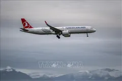 Máy bay của hãng hàng không Turkish Airlines. Ảnh tư liệu: TTXVN
