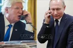 Tổng thống Mỹ Donald Trump (trái) và Tổng thống Liên bang Nga Vladimir Putin. Ảnh: ndtv.com/TTXVN