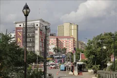 Phía Campuchia được chụp từ trạm kiểm soát biên giới Ban Pakkad ở quận Khlong Yai, tỉnh Chanthaburi, Thái Lan, ngày 16/6/2025. Ảnh tư liệu: THX/TTXVN