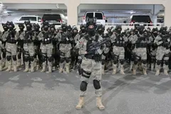 Buổi điểm danh của binh lính UAE. Ảnh: Bộ Quốc phòng UAE 