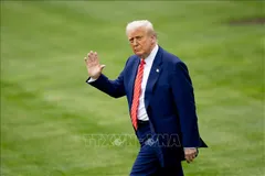 Tổng thống Mỹ Donald Trump tại Nhà Trắng, Washington, D.C. Ảnh: THX/TTXVN