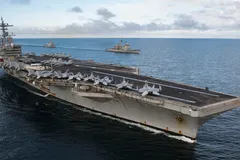 Tàu sân bay USS George H.W. Bush (CVN 77). Ảnh: Bộ Quốc phòng Mỹ