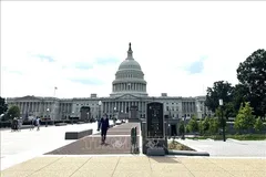 Tòa nhà Quốc hội Mỹ tại Washington D.C. Ảnh: TTXVN