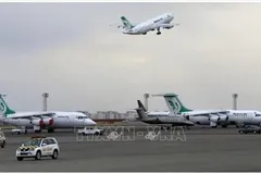 Máy bay tại sân bay ở Iran. Ảnh tư liệu: IRNA/TTXVN