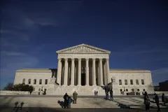Tòa án Tối cao Mỹ tại Washington, D.C. Ảnh: THX/TTXVN