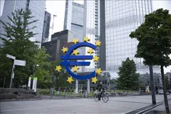 Trụ sở Ngân hàng Trung ương châu Âu tại Frankfurt, Đức. Ảnh: THX/TTXVN
