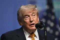 Tổng thống Mỹ Donald Trump phát biểu trong cuộc họp báo tại Ankara, Thổ Nhĩ Kỳ ngày 8-7-2026. Ảnh: AA/TTXVN