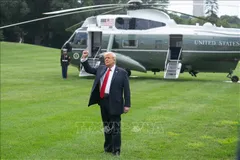 Tổng thống Mỹ Donald Trump tại Nhà Trắng ngày 7-9-2025. Ảnh: THX/TTXVN