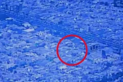 Hình ảnh về UFO trên bầu trời Trung Đông. Ảnh: Lầu Năm Góc