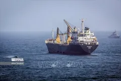 Tàu thuyền di chuyển trên Biển Đỏ. Ảnh: IRNA/TTXVN