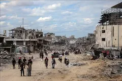 Người dân Palestine tại Dải Gaza. Ảnh minh họa: THX/TTXVN