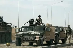 Binh sĩ Mỹ tại căn cứ ở phía Bắc Baghdad, Iraq. Ảnh tư liệu: Getty Images/TTXVN