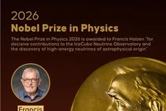Chân dung nhà khoa học người Mỹ gốc Bỉ Francis Halzen giải Nobel Vật lý năm 2026. Ảnh: AA/TTXVN phát