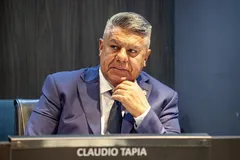 Chủ tịch Liên đoàn Bóng đá Argentina (AFA) Claudio Tapia. Ảnh: buenosairesherald.com