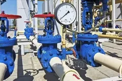 Hệ thống đường ống dẫn khí đốt của Tập đoàn Gazprom (Nga). Ảnh: EPA/TTXVN