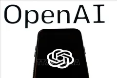 Biểu tượng ChatGPT của Công ty OpenAI tại một văn phòng ở Washington DC. Ảnh: philstar.com/TTXVN