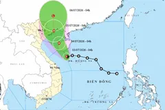 Bão số 1 hình thành, hướng vào vịnh Bắc bộ