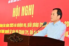 Bí thư Trần Lưu Quang phát biểu quán triệt mục đích, yêu cầu hội nghị. Ảnh: VIỆT DŨNG