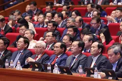 Đoàn đại biểu Đảng bộ TPHCM dự phiên thảo luận sáng 21-1. Ảnh: TTXVN