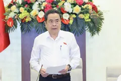 Chủ tịch Quốc hội Trần Thanh Mẫn phát biểu khai mạc phiên họp. Ảnh: QUANG PHÚC