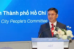 Phó Chủ tịch UBND TPHCM Nguyễn Mạnh Cường phát biểu tại Diễn đàn Công nghệ Tương lai Việt Nam - Ấn Độ 2026 tại TPHCM. Ảnh: HOÀNG HÙNG