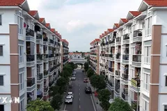 Khu nhà ở xã hội Hoàng Huy, huyện Thủy Nguyên, thành phố Hải Phòng. (Ảnh: Tuấn Anh/TTXVN) 