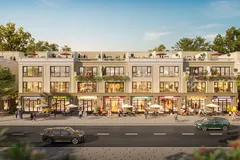 Nhà phố 75 m² The Central có mặt tiền rộng, đón đầu cả dòng người lẫn dòng tiền