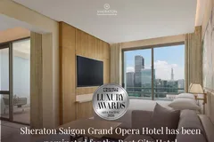 Sheraton Saigon Grand Opera được đề cử Khách sạn thành phố tốt nhất Việt Nam