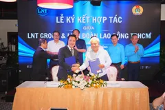 Liên đoàn Lao động TPHCM và CTCP Phát triển dịch vụ LNT 7979 ký kết bản ghi nhớ về việc phối hợp triển khai dự án phát triển nhà ở xã hội cho công nhân.