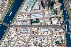 Phối cảnh dự án cầu đường Nguyễn Khoái.