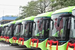 Hà Nội đưa vào vận hành thêm 10 tuyến xe buýt điện