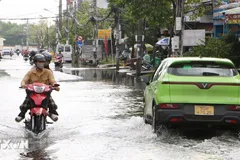 Nam Bộ xuất hiện đợt triều cường mực nước xấp xỉ báo động 3