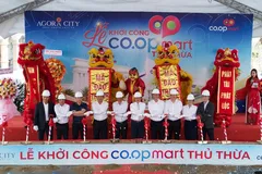 Nghi thức lễ động thổ Co.op Mart Thủ Thừa.