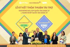 Sacombank và FPT ký kết tài trợ Giải Cúp quốc gia