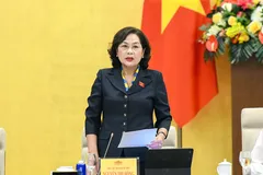 Phó Chủ tịch Quốc hội Nguyễn Thị Hồng kết luận phiên họp