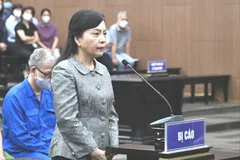 Bị cáo Nguyễn Thị Kim Tiến tại phiên tòa
