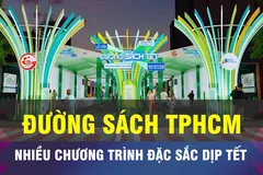 18 GIỜ NGÀY 13-2: Đường sách Tết TPHCM đậm bản sắc Việt