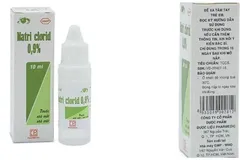 Thu hồi toàn quốc lô thuốc nhỏ mắt Natri clorid 0,9% 