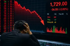 Bán tháo trên diện rộng, VN Index đánh rơi gần 37 điểm