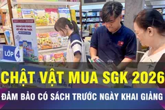 18 GIỜ NGÀY 18-8: Đảm bảo đủ SGK trước ngày khai giảng