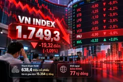 Thêm phiên giảm sâu, VN Index về dưới 1.750 điểm