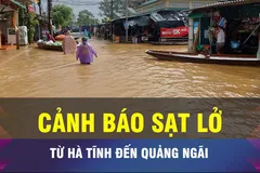 18 GIỜ NGÀY 6-10: Cảnh báo sạt lở từ Hà Tĩnh đến Quảng Ngãi 