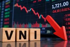 Cổ phiếu trụ kéo VN Index giảm sâu
