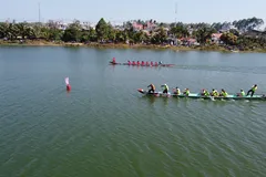 Đắk Lắk: Sôi nổi giải đua thuyền đầu xuân 