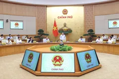 Phiên họp Chính phủ. Ảnh: VGP