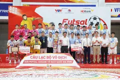Thái Sơn Bắc đăng quang tại Giải Futsal VĐQG 2026. ẢNH: NGUYỄN KHANH
