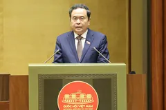 Chủ tịch Quốc hội Trần Thanh Mẫn phát biểu bế mạc Kỳ họp. Ảnh: QUANG PHÚC
