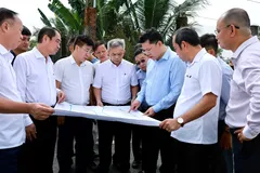 Khẩn trương thi công cao tốc TPHCM - Thủ Dầu Một - Chơn Thành